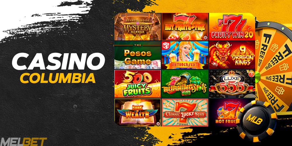 Casino con muchos juegos en el sitio web de MelBet Colombia