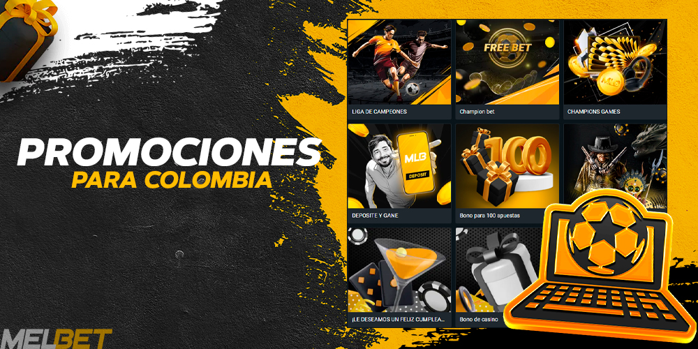 Promociones para usuarios colombianos en la web de MelBet Colombia