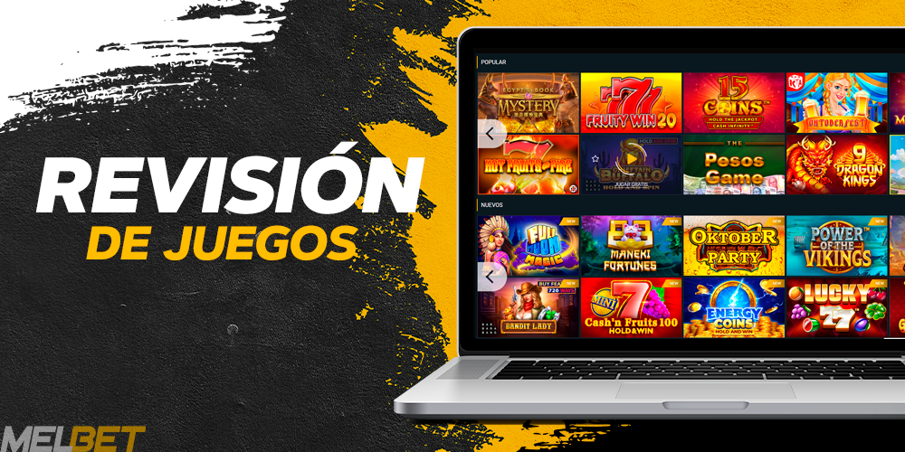 Resumen de los juegos disponibles en el sitio web de MelBet Colombia
