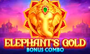 Logotipo del emocionante juego Elephant's Gold